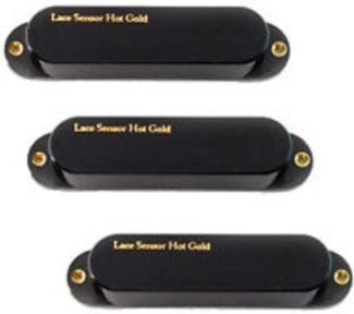 Звукосниматель гитарниый Lace Hot Gold 3-Pack Hot Bridge Matte Black Covers