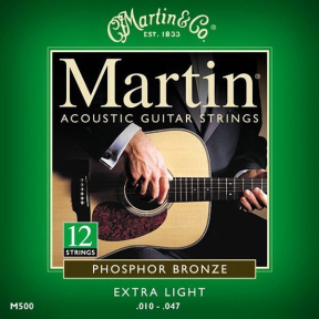 Струны для акустической гитары Martin M500