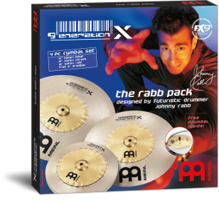 Набір тарілок Meinl GX-12/16/18 Generation X The Rabb Pack Cymbal Set 12/16/18