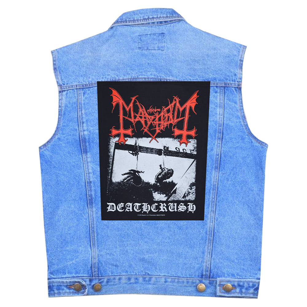 Нашивка наспинна катана Mayhem "Deathcrush" (olbp-006)