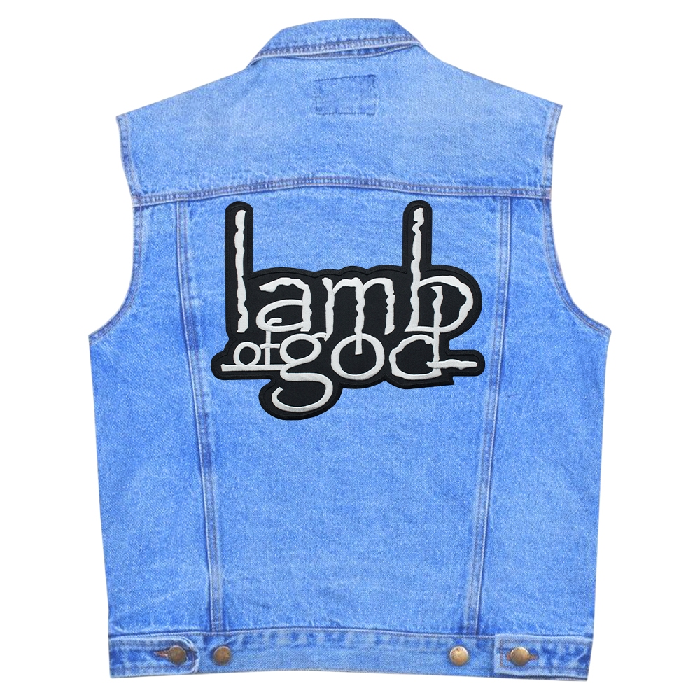 Нашивка термо Lamb Of God (logo) наспинна (thps-029)
