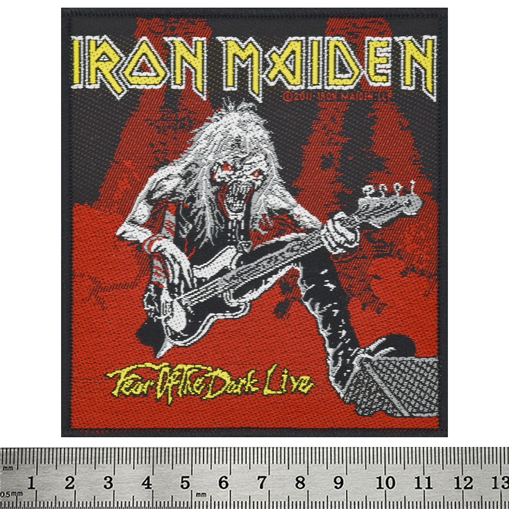 Нашивка ткана IRON MAIDEN - FEAR OF THE DARK LIVE в блістері (ofpb-086)