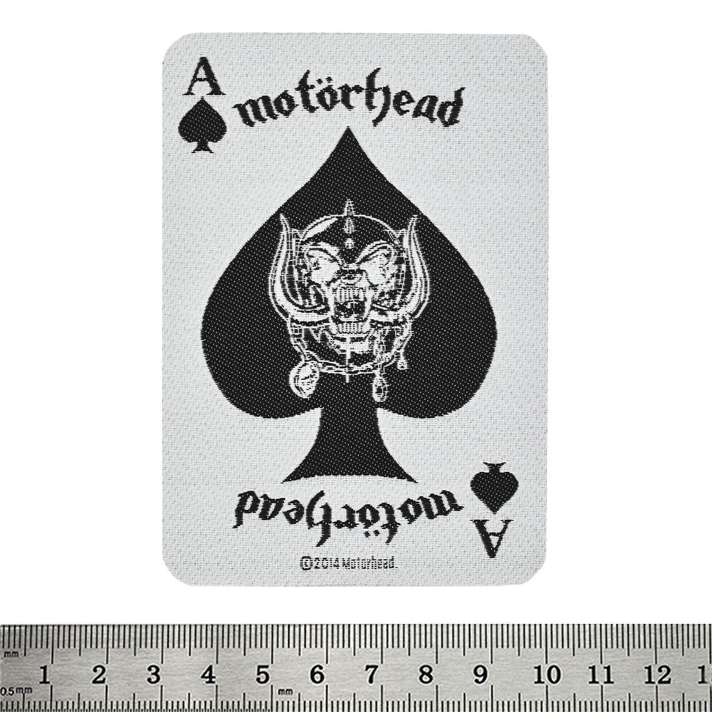 Нашивка ткана MOTORHEAD - ACE OF SPADES CARD (ofp-062)