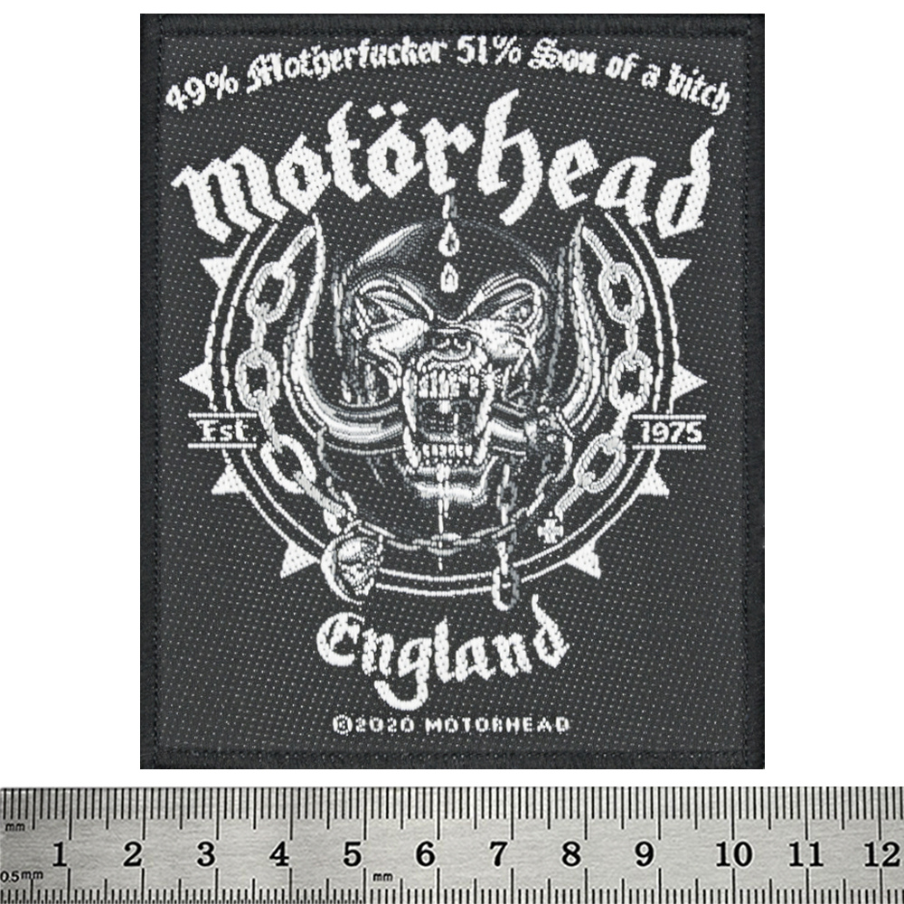 Нашивка ткана MOTORHEAD - BALL & CHAIN (ofp-211)