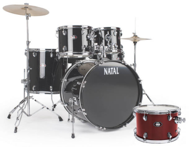 Ударна установка Natal Drums Dna Us Fusion Drum Kit Red Hardware Pack (US Fusion Kit - Red)