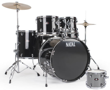 Ударная установка Natal Drums Dna Us Fusion Drum Kit Silver Hardware Pack (US Fusion Kit - Silver)