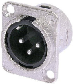 Панельный разъем Neutrik NC3MD-L-1