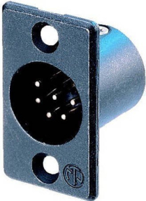 Панельный разъем Neutrik NC3MP-B