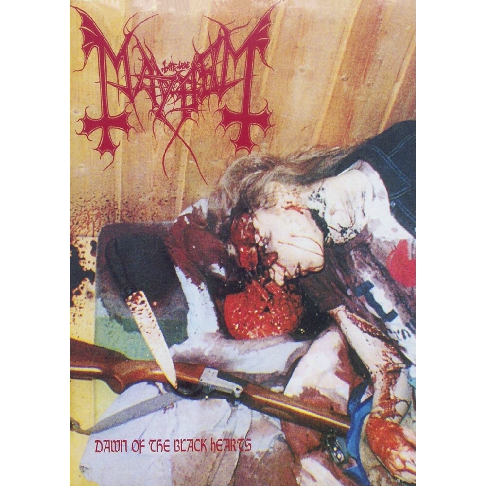 Плакат Mayhem "Dawn of the Black Hearts"