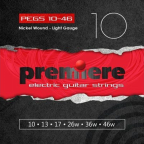 Струни для електрогітари Premiere PEGS10-49