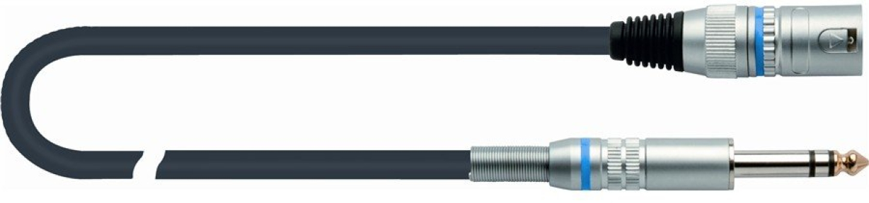 Аудіо кабель Quik Lok CM189-6BK