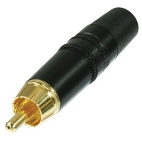 RCA разъем с цанговым зажимом REAN by Neutrik NYS 373-0 Black