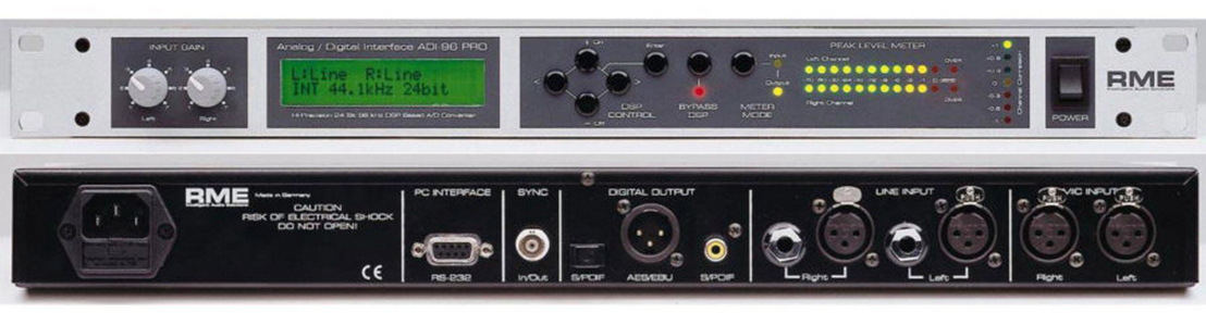 Універсальний вхідний процесор/AD-конвертер RME ADI-96 PRO