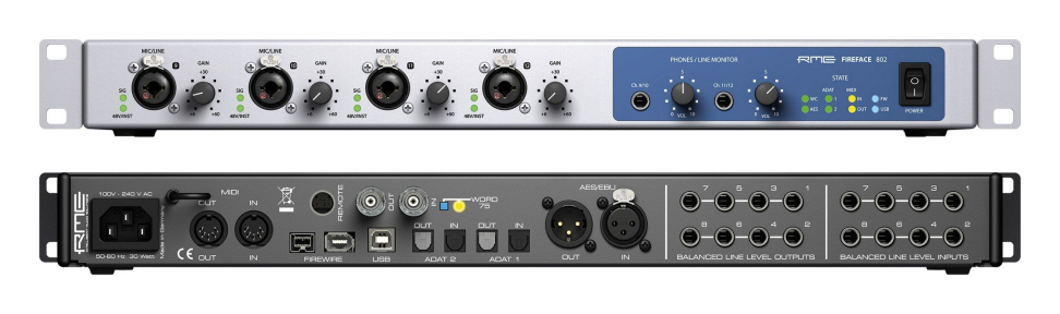 Аудиоинтерфейс RME FireFace 802