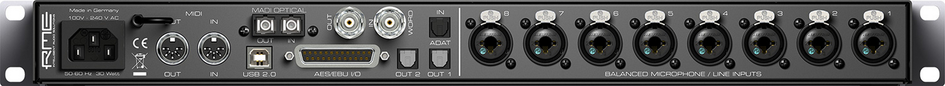 Передпідсилювач RME OctaMic XTC