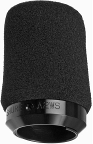 Вітрозахист для мікрофонів Shure A2WSBLK