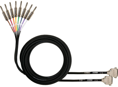 Кабель 8-канальний Shure DB25TRSM