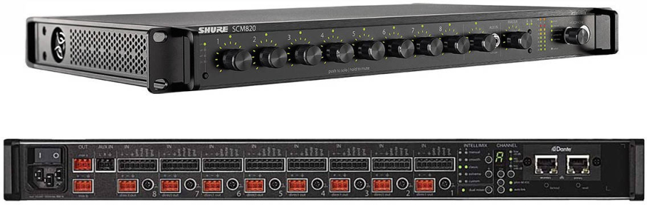 Микрофонный микшер Shure SCM820EDB25