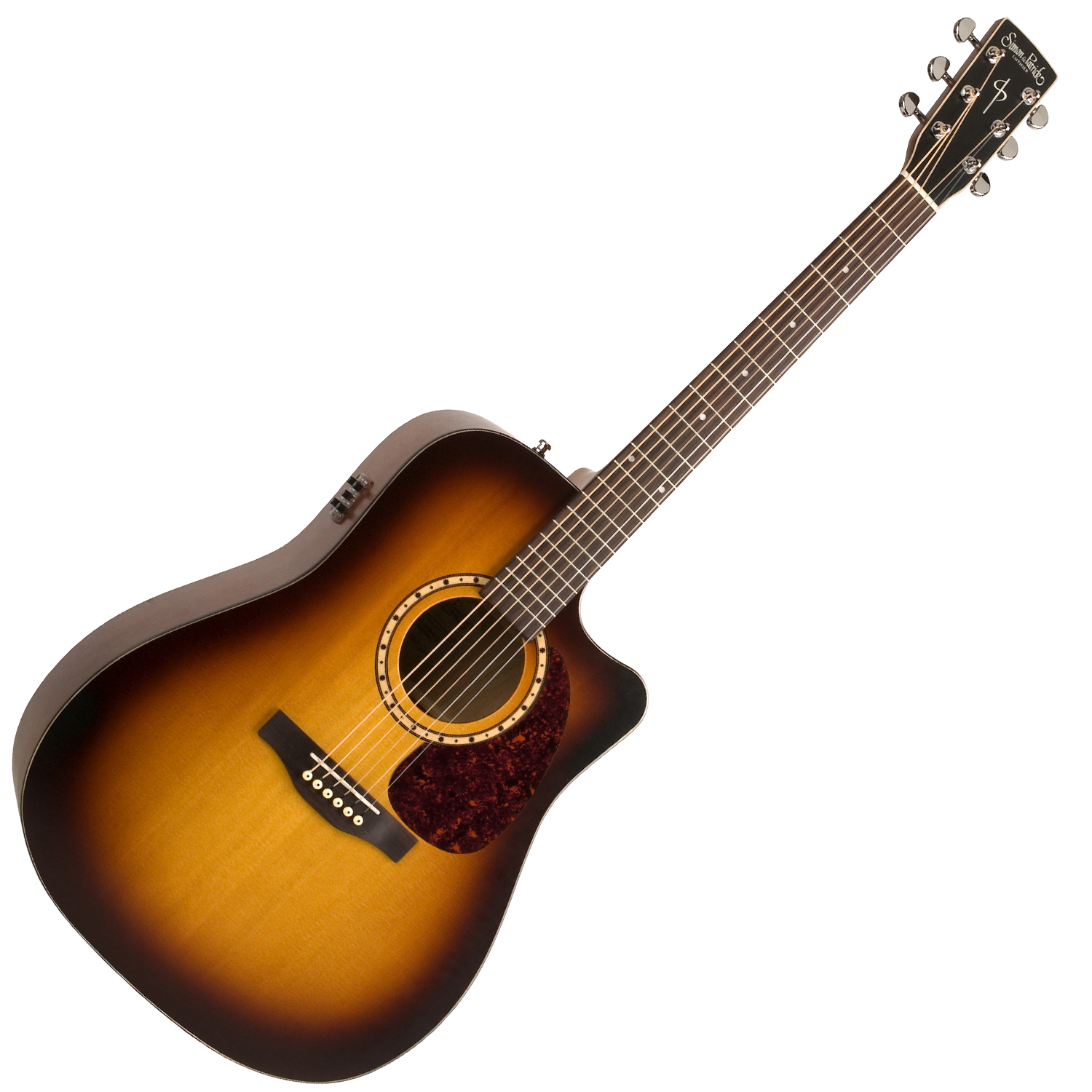 Simon&Patrick 031580 - Songsmith CW Burst A3T(QIT) (Made in Canada) - Акустическая гитара с вырезом и подключением