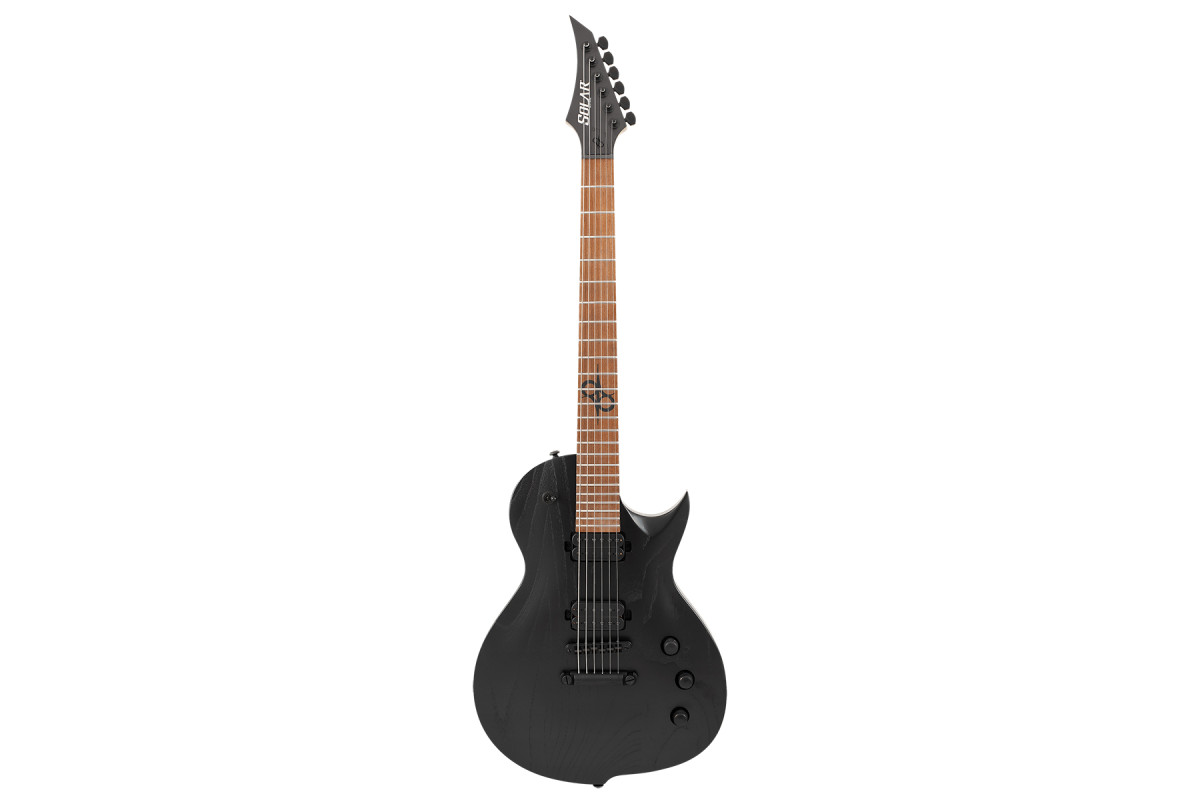  Електрогітара SOLAR GUITARS GC2.6BOP+ BLACK OPEN PORE MATTE