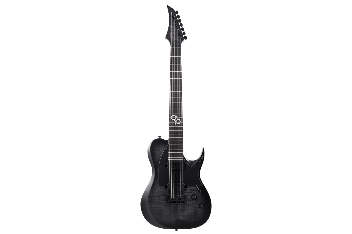 Електрогітара SOLAR GUITARS T2.7FBB FLAME BLACK BURST MATTE 