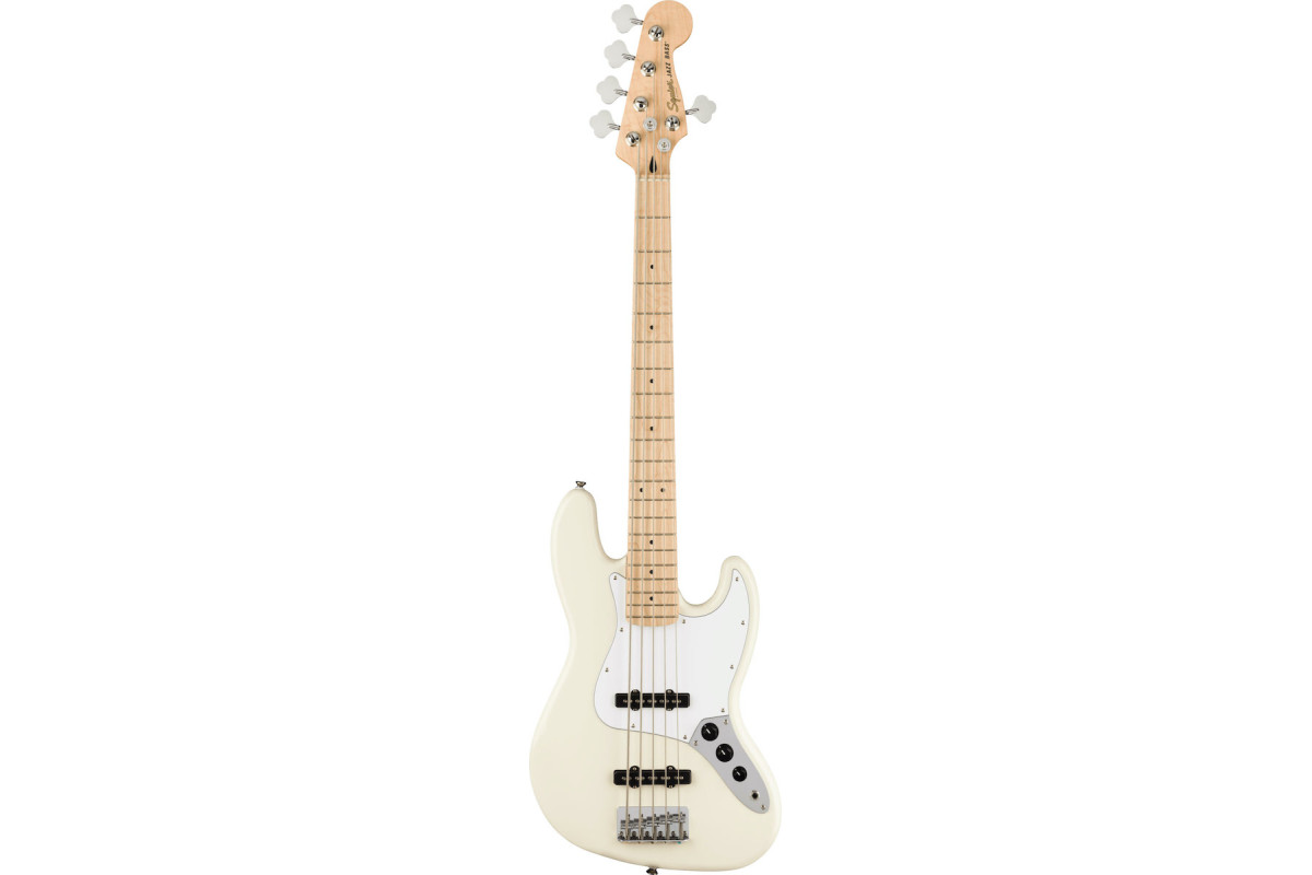 Бас-гітара SQUIER by FENDER AFFINITY SERIES JAZZ BASS V MN OLYMPIC WHITE 