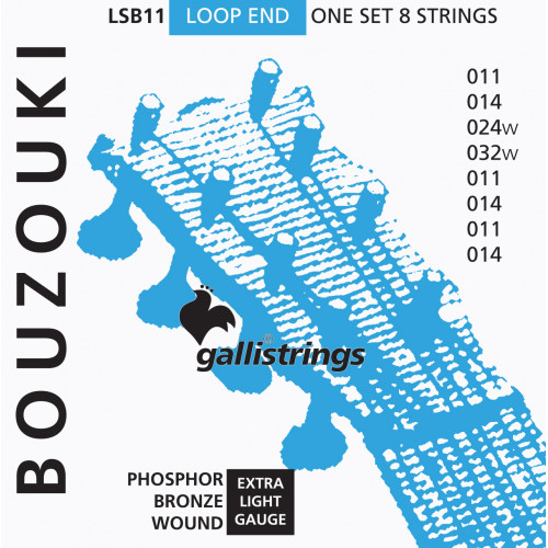 Струни для бузукі Gallistrings LSB11