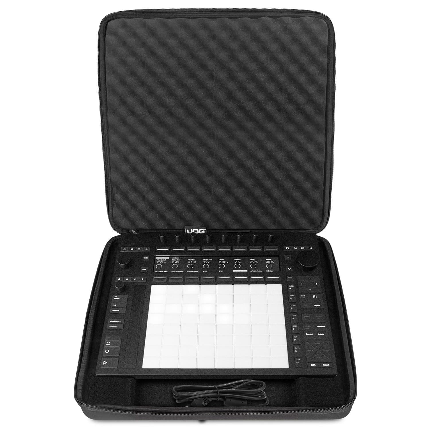 Кейс для DAW контроллера UDG Creator Ableton Push 3 Hardcase Black