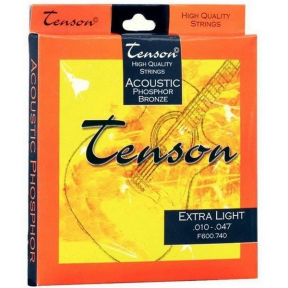 Струни для акустичної гітари Tenson 10-47 Phosphor Bronze F600740