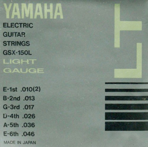 Струни для електрогітари Yamaha GSX150L