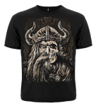 Футболка Viking (наполовину лице, наполовину череп)