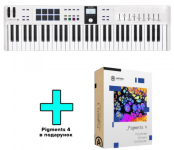 MIDI-клавіатура Arturia KeyLab Essential 61 mk3 (White) + Arturia Pigments
