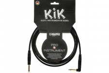 Кабель інструментальний Klotz KIK Instrument Cable Black Angled 3 m Gold (KIKKG3.0PRSW)