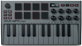 MIDI клавиатура AKAI MPK Mini MK3 Grey 