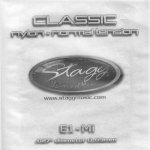 Струна для класичної гітари Stagg CLN-E1N