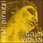 Комплект струн для скрипки Pirastro Evah Pirazzi Gold (струна Соль - серебро)