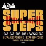 Струны для бас-гитары La Bella SS45 Super Steps - Standard 45-105