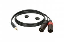 Кабель комутаційний Klotz AY9 Y-Cable Stereo Mini Jack - 2Xxlr Male Black 1 m (AY9-0100)
