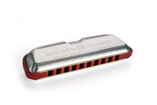 Губная гармошка Hohner M54406X Golden Melody Progressive F Box