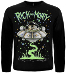 Футболка з довгим рукавом Rick and Morty (space adventure)
