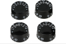 Набор ручек потенциометров GIBSON PRSK-010 SPEED KNOBS BLACK