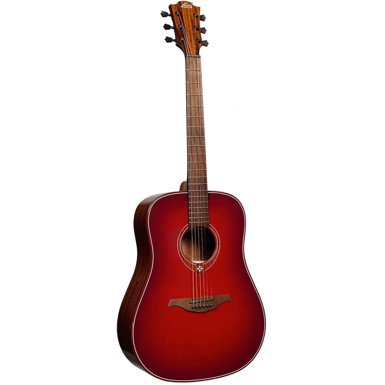 Акустическая гитара Lag Tramontane Special Edition GLA T-RED-D (Red Burst)