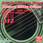 Струны для акустической гитары Aria US-200L