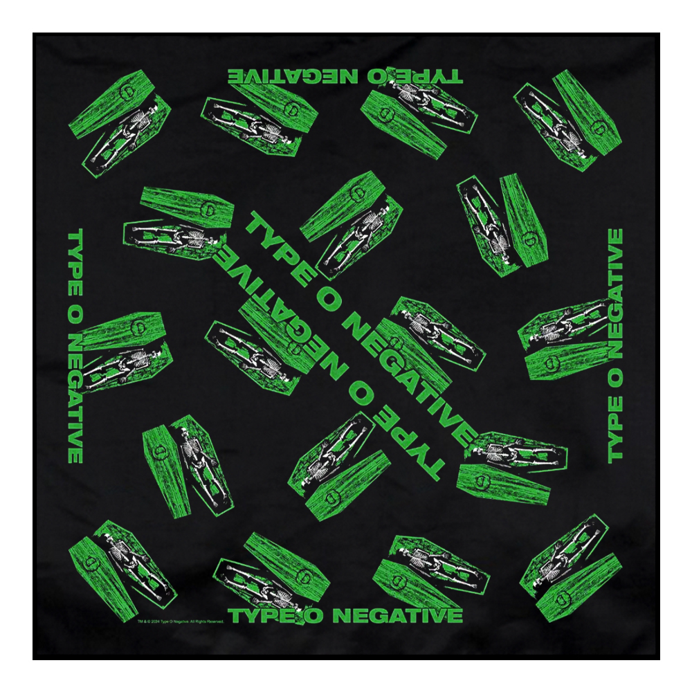 Бандана TYPE O NEGATIVE - COFFINS (olb-037)