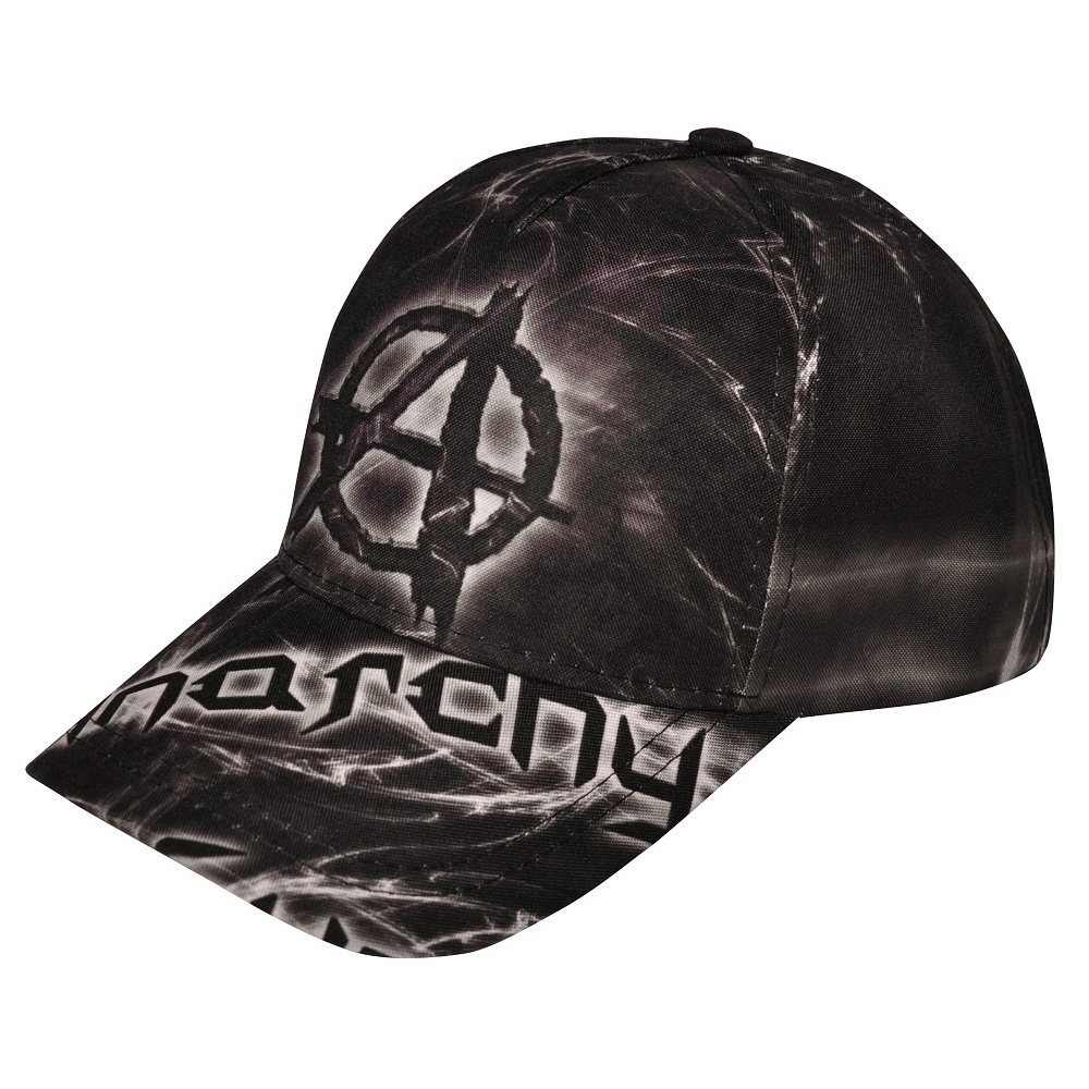 Бейсболка full print Anarchy (dark brown)