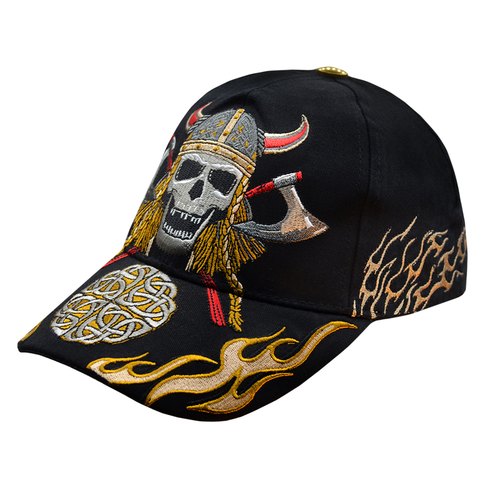 Бейсболка вишита Viking Skull