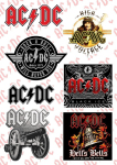 Стикерпак AC/DC (album covers)