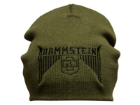 RAMMSTEIN (лого) шапка біні з вишивкою (оливкова)
