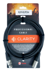Профессиональный симметричный кабель Clarity XLR-XLR / 3m