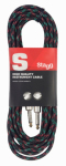 Инструментальный кабель STAGG SGC3VT BK